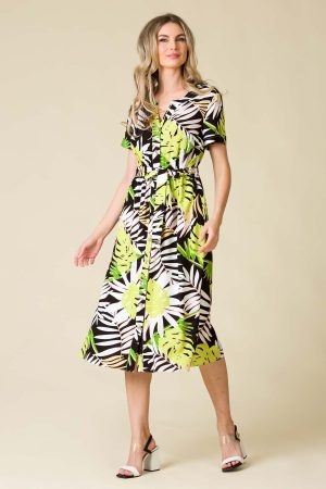 Rochie viscoza Jungle 6