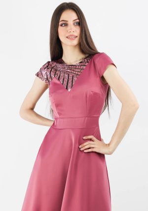 Rochie clos piersica 36 1