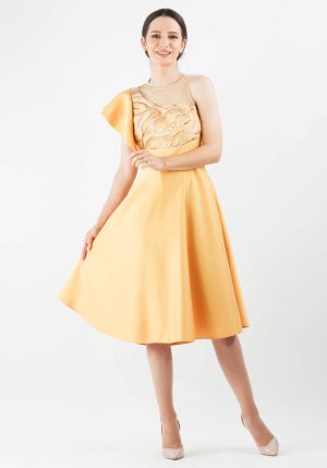 Rochie clos galben 36 2