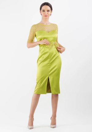 Rochie conica lime 36 2