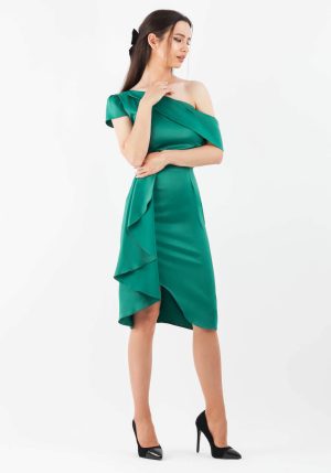 Rochie evazata Verde 36 1