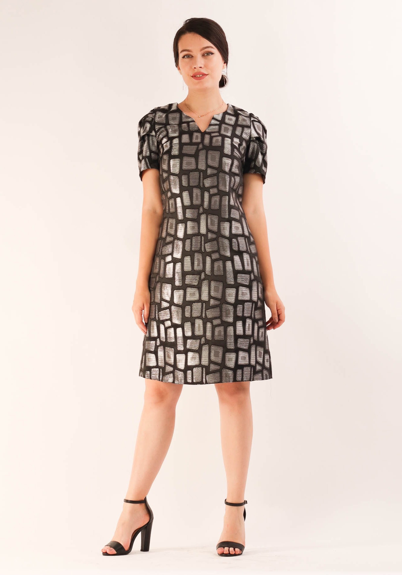 Rochie lejera argintiu 36 4