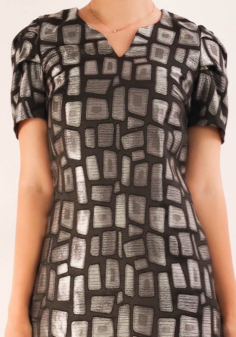 Rochie lejera argintiu 36 2