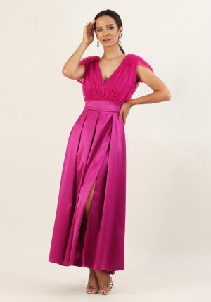 Rochie lunga ciclame 36 1