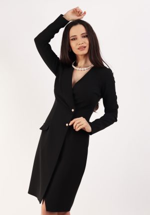 Rochie tip sacou Negru 36 1