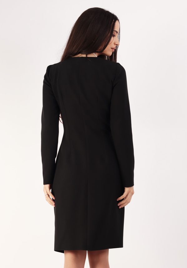 Rochie tip sacou Negru 36 3