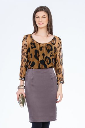 Fusta satinata Lorretta 1