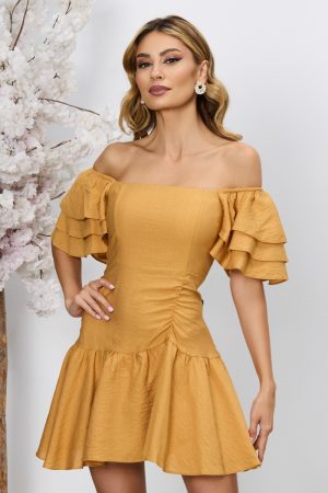 Rochie Marys Caramel 1