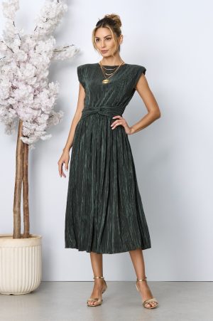 Rochie eleganta Carmella Kaki 1