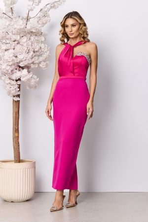 Rochie de ocazie Melina Ciclam 1