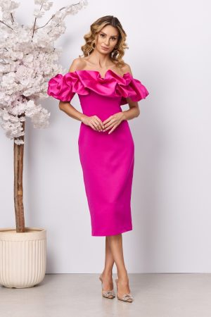 Rochie de ocazie Vivienne Ciclam 1