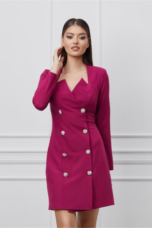 Rochie MBG magenta tip sacou 1