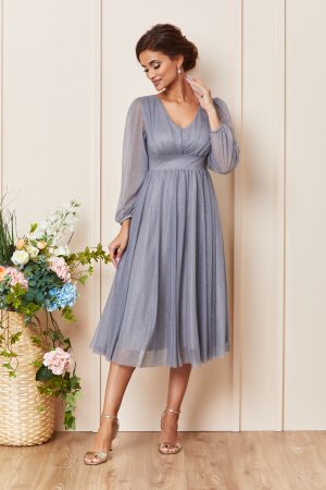 Rochie Wilma Gri Inchis 1