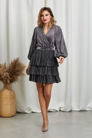 Rochie Megan Argintie 1