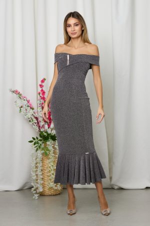 Rochie Giovanna Argintie 1