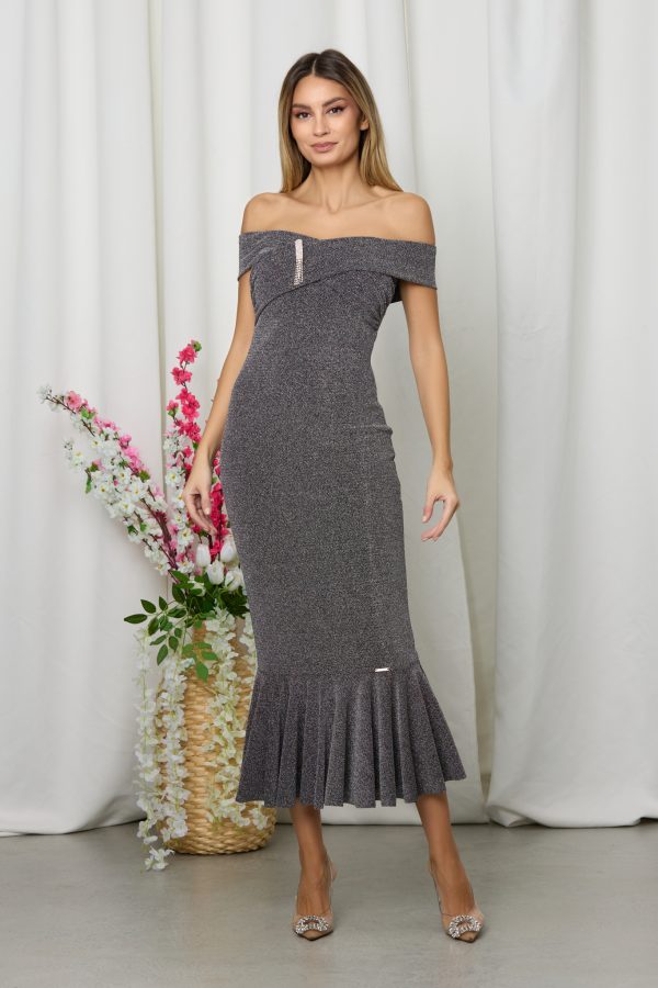 Rochie Giovanna Argintie 1