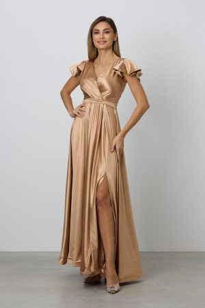 Rochie Affection Caramel 1