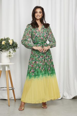 Rochie Yazmin Verde Multi 1