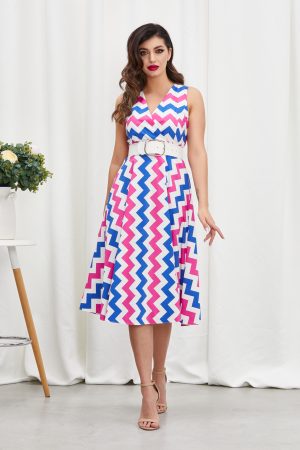 Rochie Melya Ciclam Multi 1