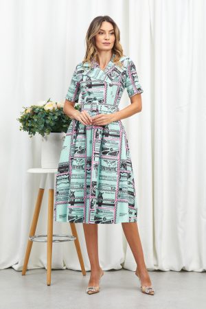 Rochie Portia Turcoaz 1