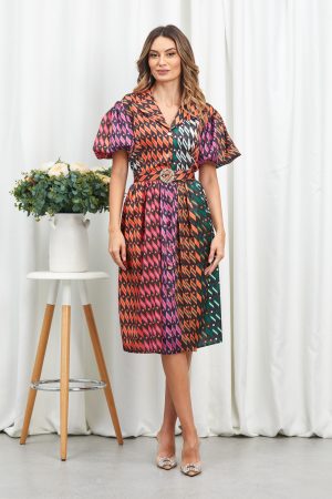 Rochie Kamari Orange Multi 1