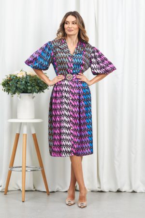 Rochie Kamari Ciclam Multi 1