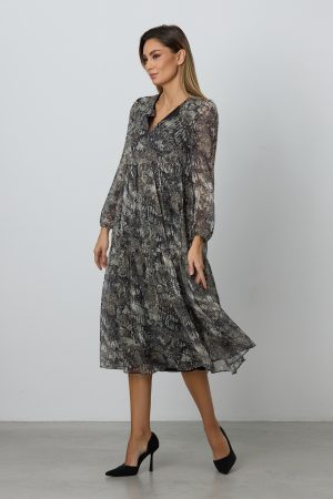 Rochie Anselma Kaki 1