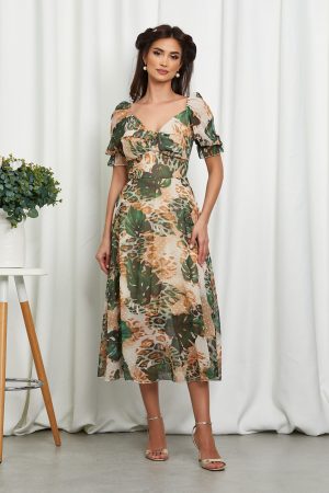 Rochie Xenya Verde Multi 1