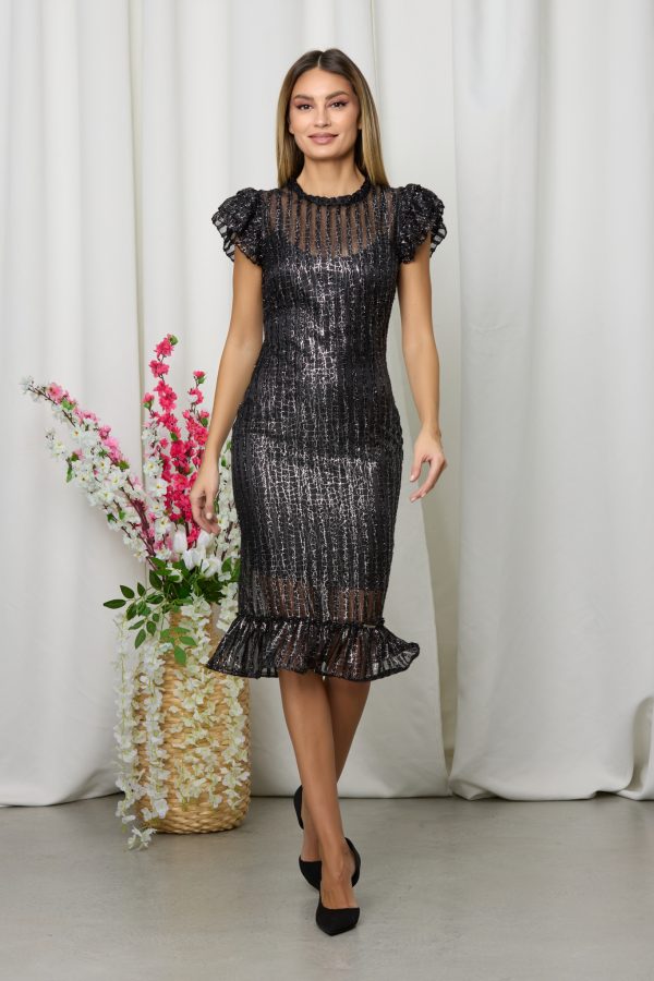 Rochie Maggie Argintie 1