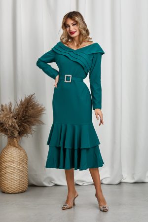 Rochie Adelinne Verde 1