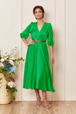 Rochie Yolanda Verde Deschis 1