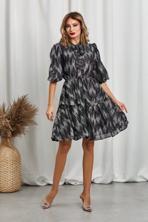 Rochie Darya Argintie 1