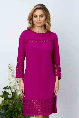 Rochie Sellma Ciclam 1