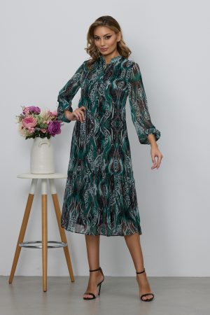 Rochie Sinead Verde Multi 1