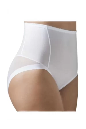 Chilot modelator Control alb cu talie medie