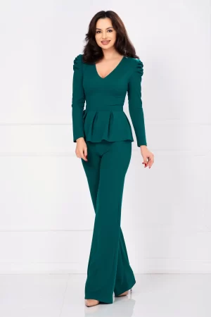 Compleu dama Marielle verde din doua piese